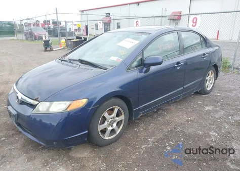 2007 Honda Civic Ex из США, поврежденный, VIN 1HGFA16897L045068